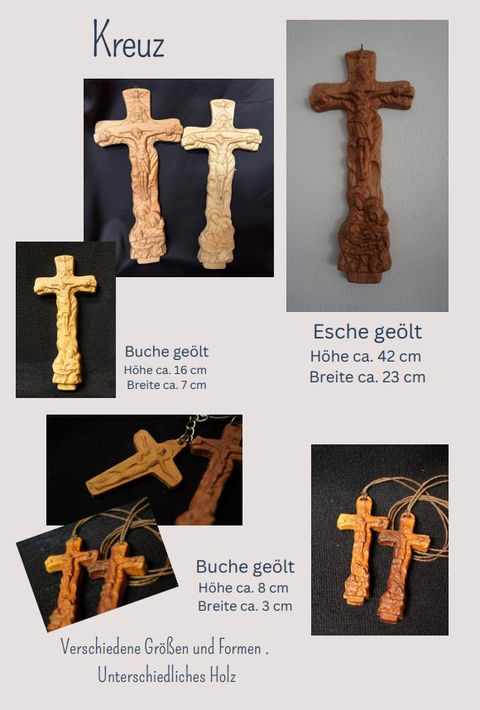 Holzkreuz aus edlen Hölzern – Symbol für Schutz, Glaube und Tradition