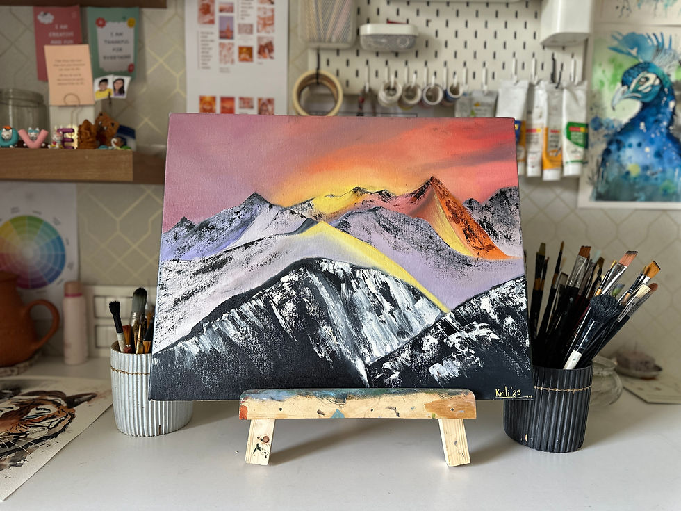 Thumbnail: Uttang – Original Oil Painting (20x16 in)