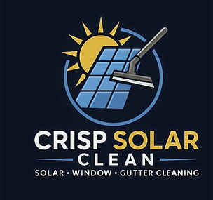crisp solar cleaning business logo from business crisp solar clean