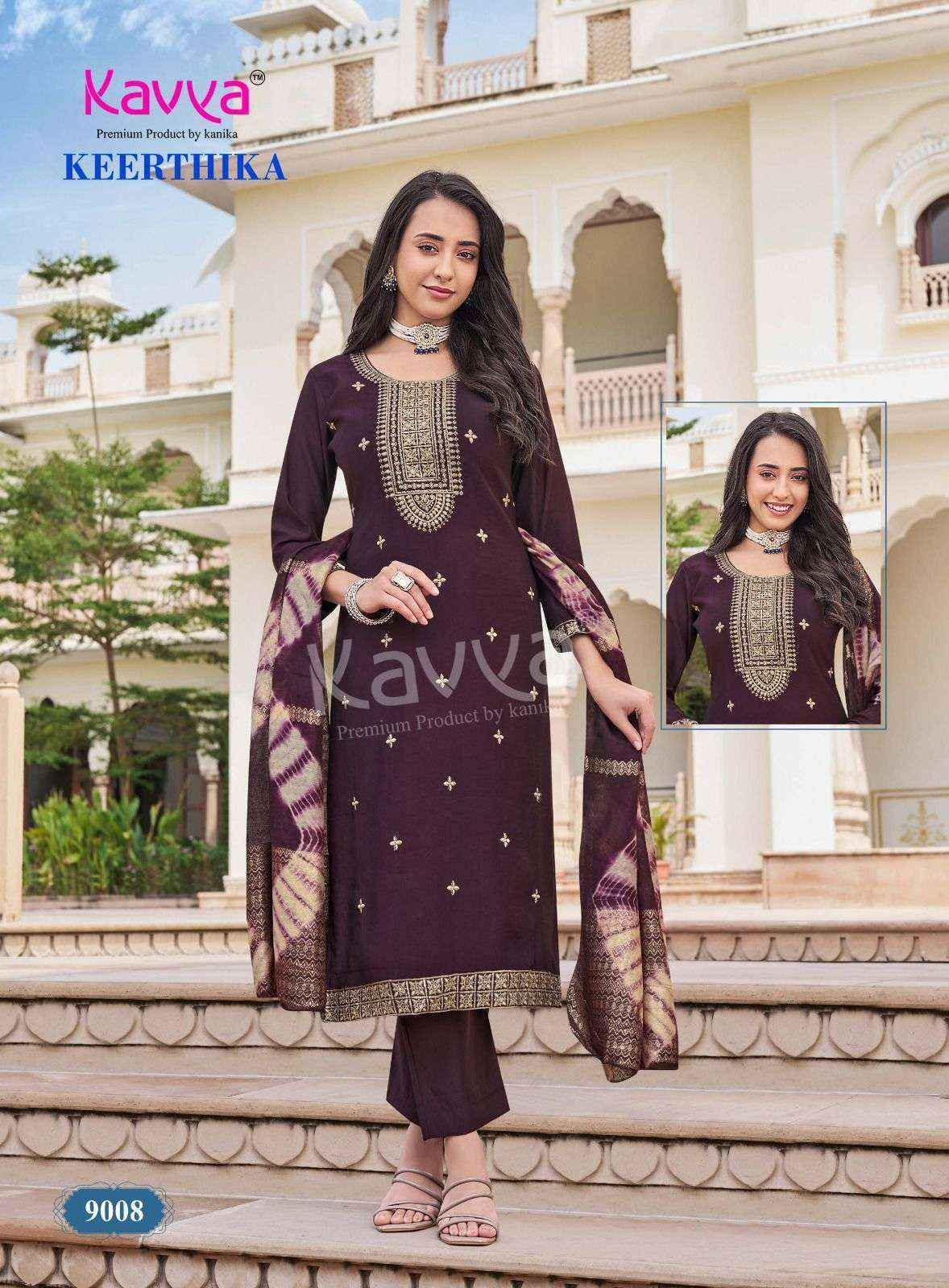 Wine color Viscose Kurti Combo
