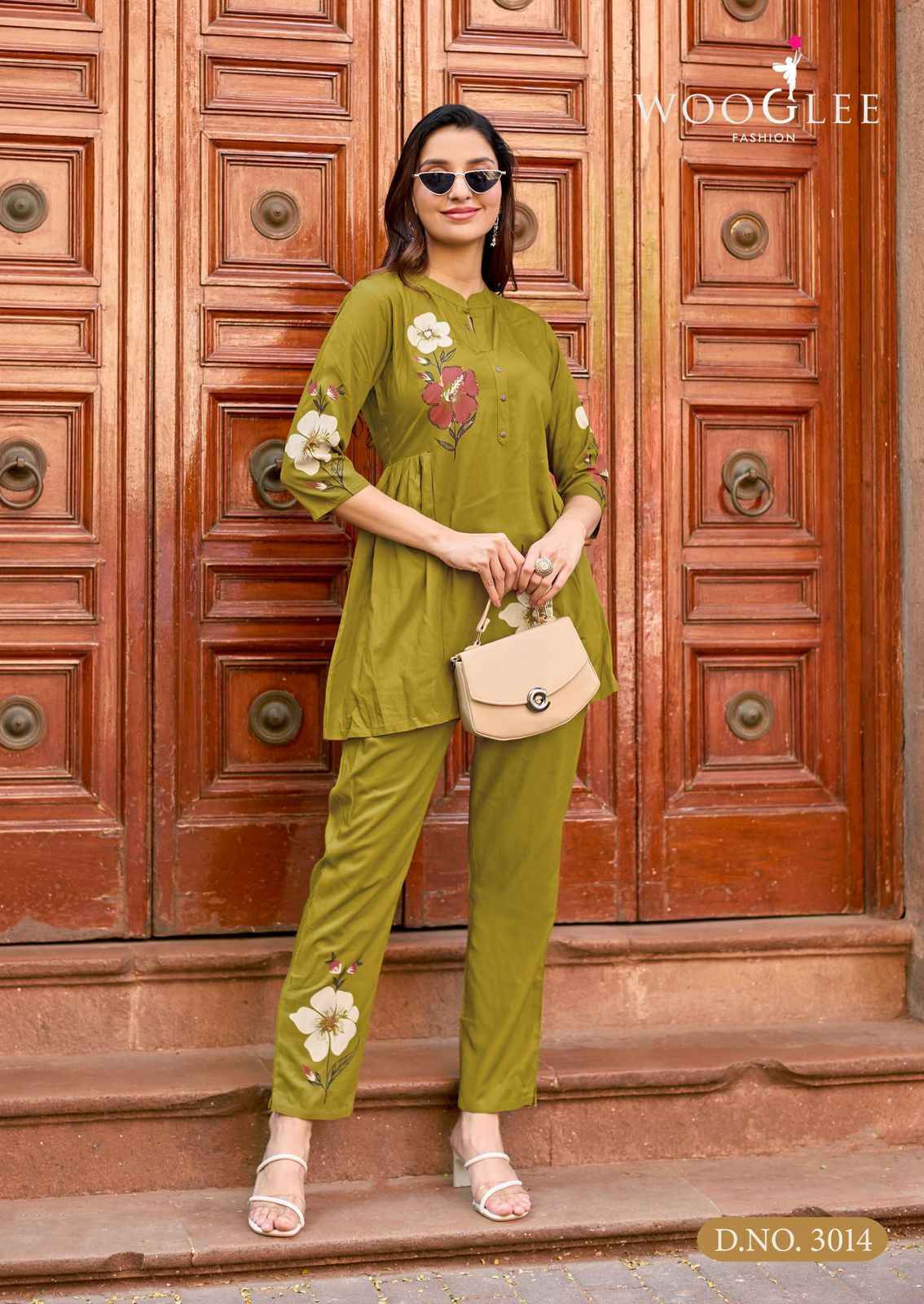 Mehndi  Green Co Ord Set