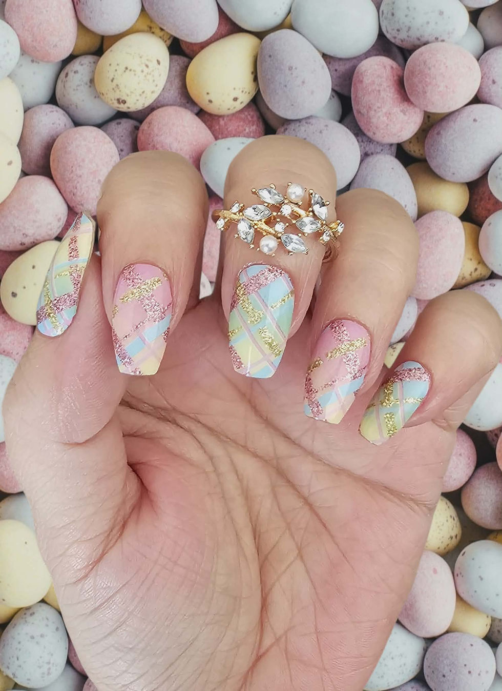 Thumbnail: Pastel Peep Show – Glitter Pastel Spring & Easter Nails