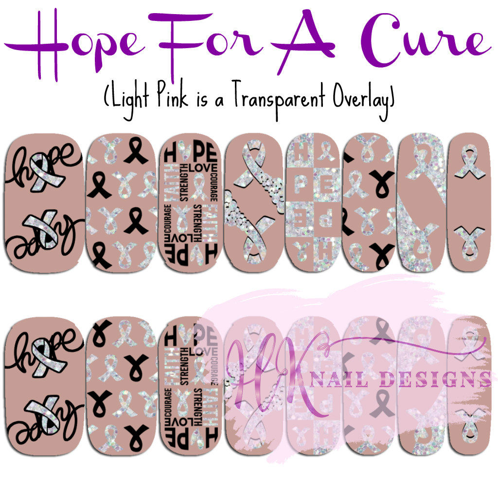 Hope for a Cure- Transparent Overlay