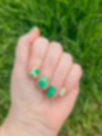 Thumbnail: St Patrick’s Day nail wraps – Luck of the Irish green clover and gold sparkle nail art
