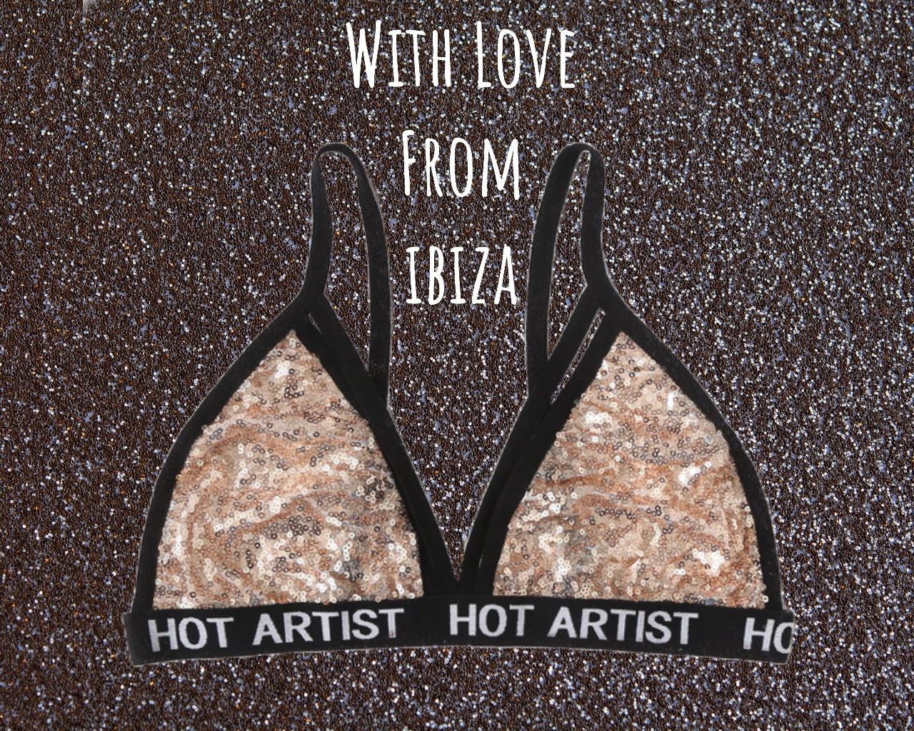 Top lentejuelas hot Artist 
