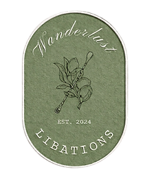 Wanderlust Libations Charleston mobile bartending and luxury event bar services logo