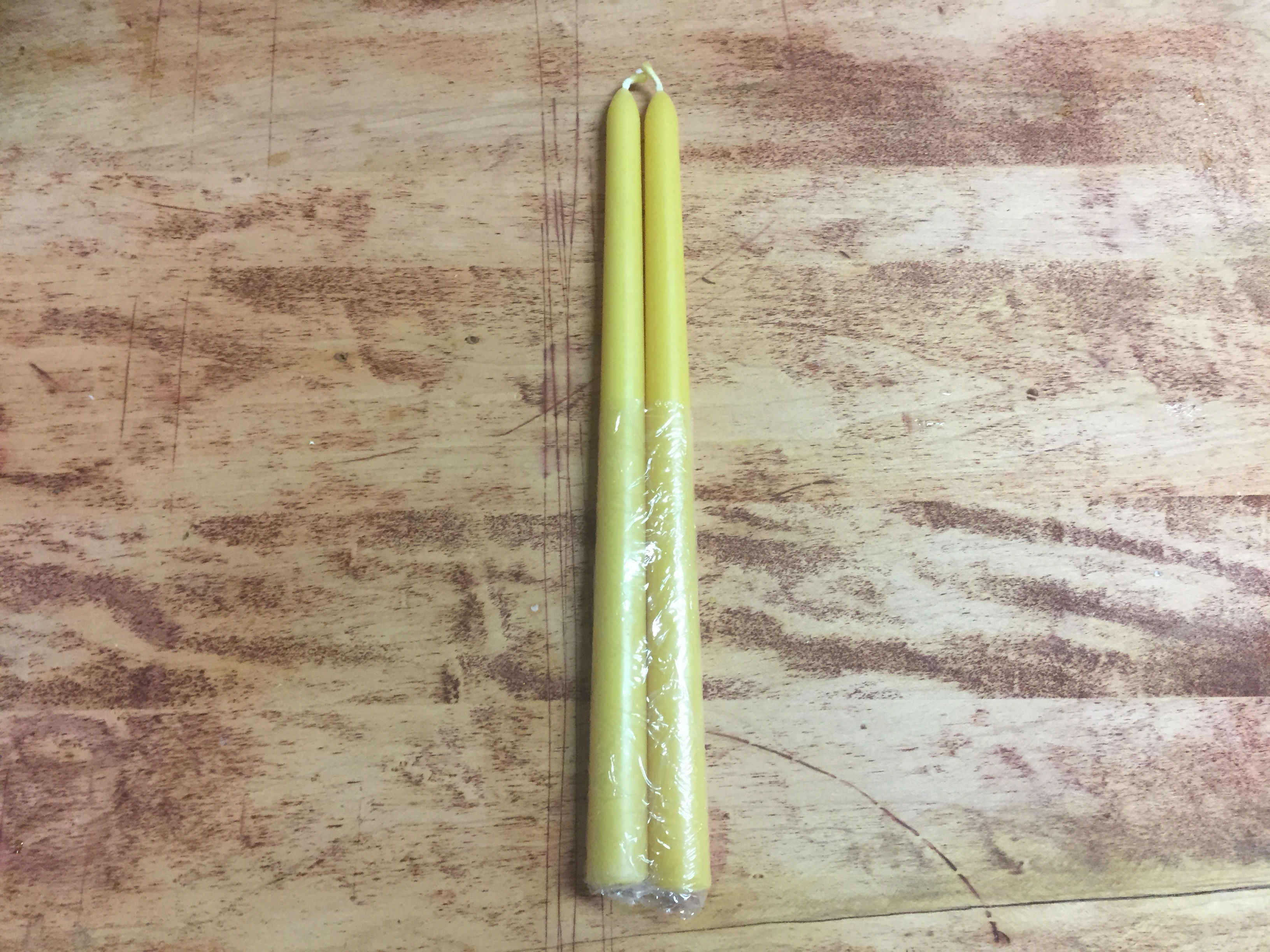 12"Beeswax Dip Candles