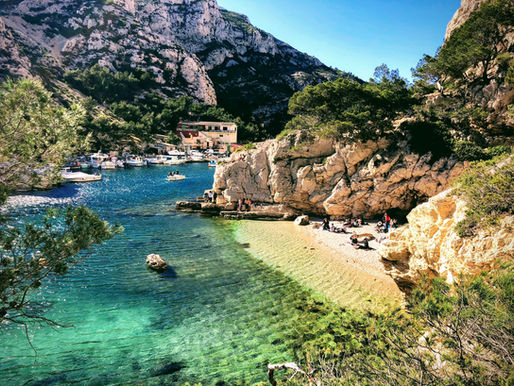 The Calanques during Jhané’s immersion stay in Provence