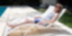 Virginie In Provence lying on a sun lounger in Provence enjoying a long weekend in May