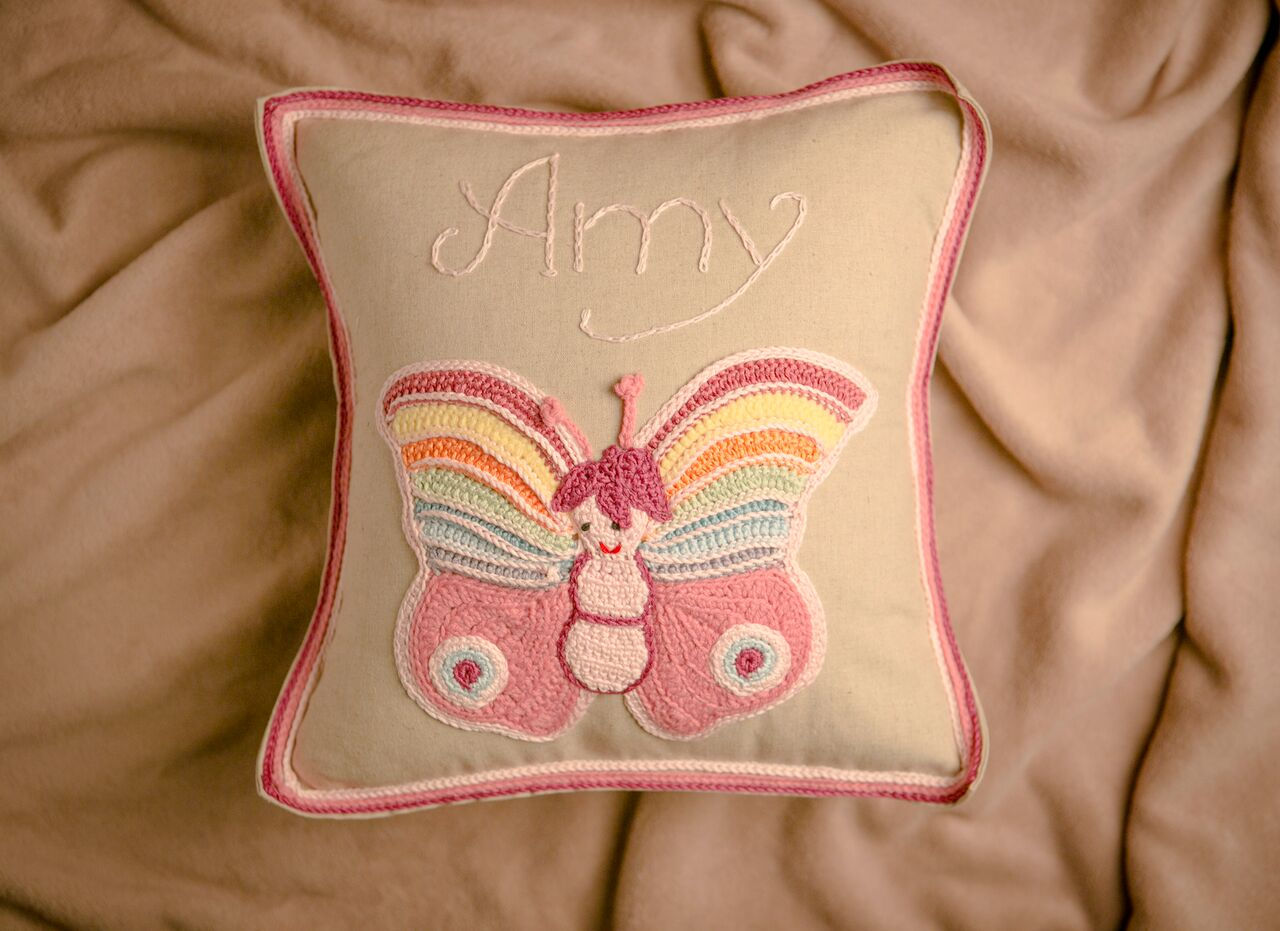 Butterfly cushion