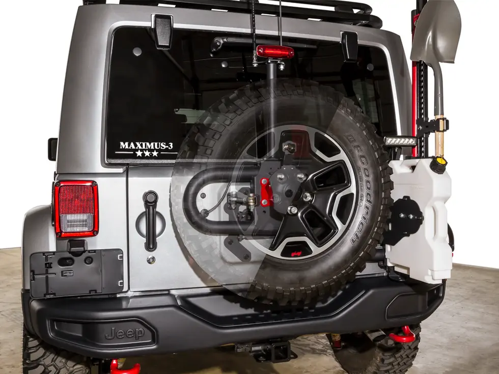 JK MODULAR TIRE CARRIER - SPORT PACKAGE