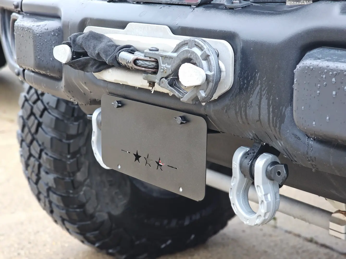 JL/JT FRONT BUMPER LICENSE PLATE BRACKET