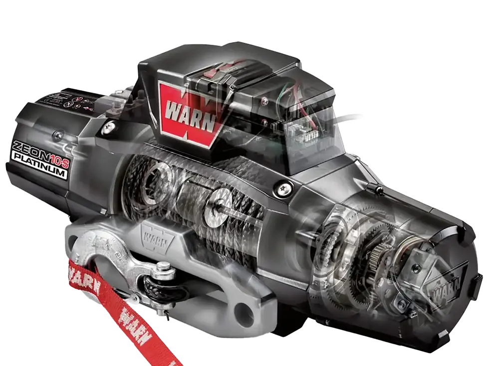 Warn Zeon 10s Platinum - 10000 Pound Synthetic Rope Winch