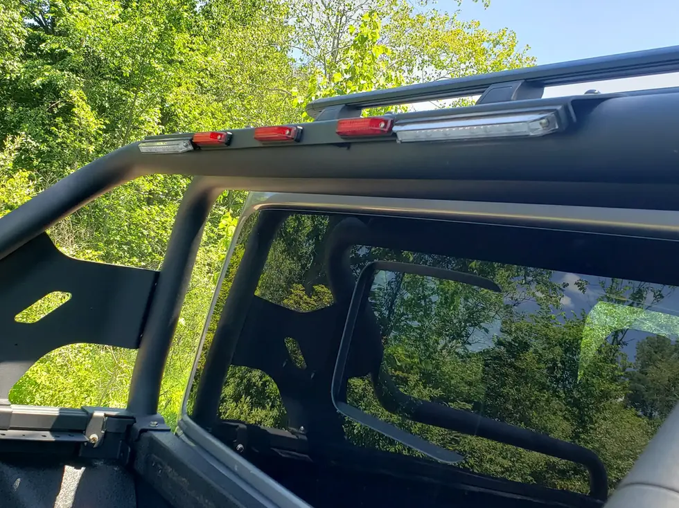 JT SPORT BAR 4" RED HIGH BRAKE LIGHT