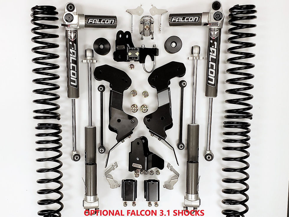 JL 3.5” GEO LIFT & HIGH STEER-KIT W/ SHOCKS