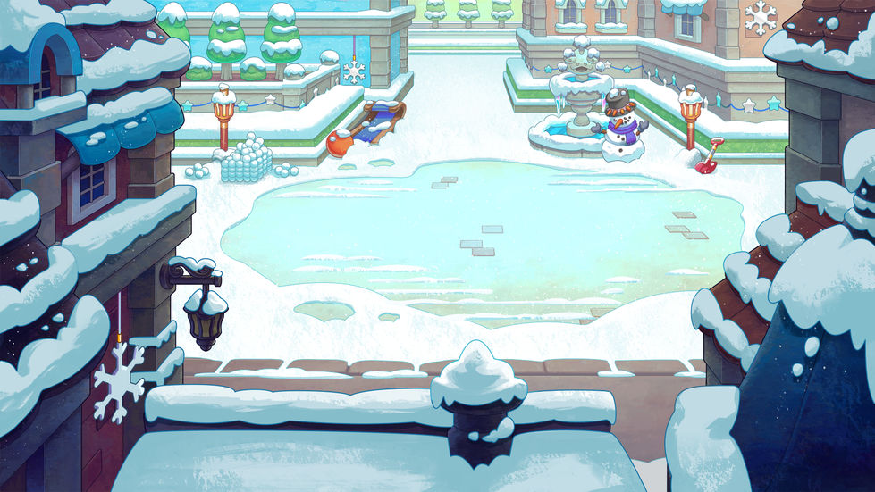Lamplight Battle Background Winterfest