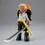 Thumbnail: One Piece S-Hawk The Grandline Series DXF Statue stands holding two swords, ready.