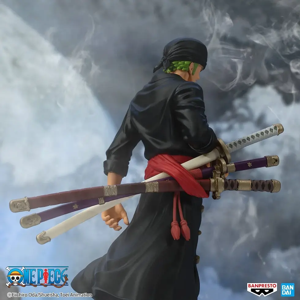 Thumbnail: Roronoa Zoro, holding swords, One Piece Memories of Foosha Village Road to Down Revible Moment Ichibansho