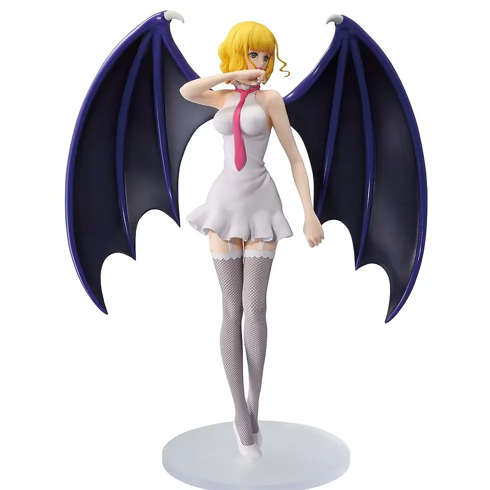 Thumbnail: Anime figure with wings, white dress and pink tie. Sakamoto Days Shin Asakura Masterlise Ichibansho Statue.