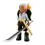 Thumbnail: One Piece S-Hawk The Grandline Series DXF Statue stands with two swords ready for battle.