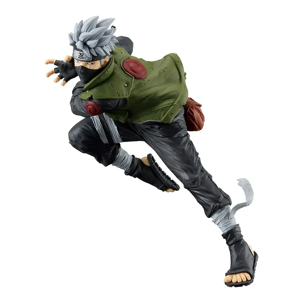 Kakashi Hatake anime figure in a dynamic running pose, ready for action.