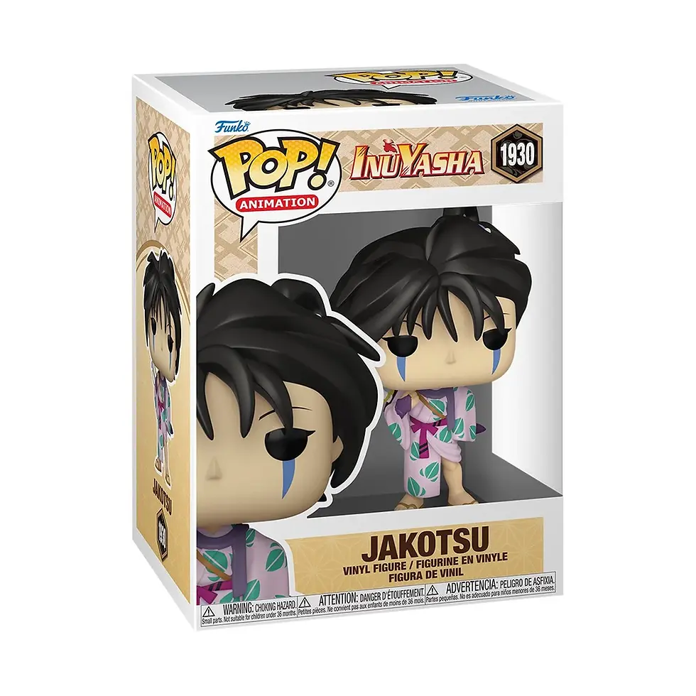 Thumbnail: Funko Pop! Animation Inuyasha 1630 Jakotsu figure in a box. Collectible anime toy.