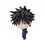 Thumbnail: Megumi Fushiguro mini figure Jujutsu Kaisen Blind Mini-Figure wearing blue uniform, serious face.