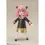 Thumbnail: Anya Forger anime figure with shocked expression wearing black and gold outfit.