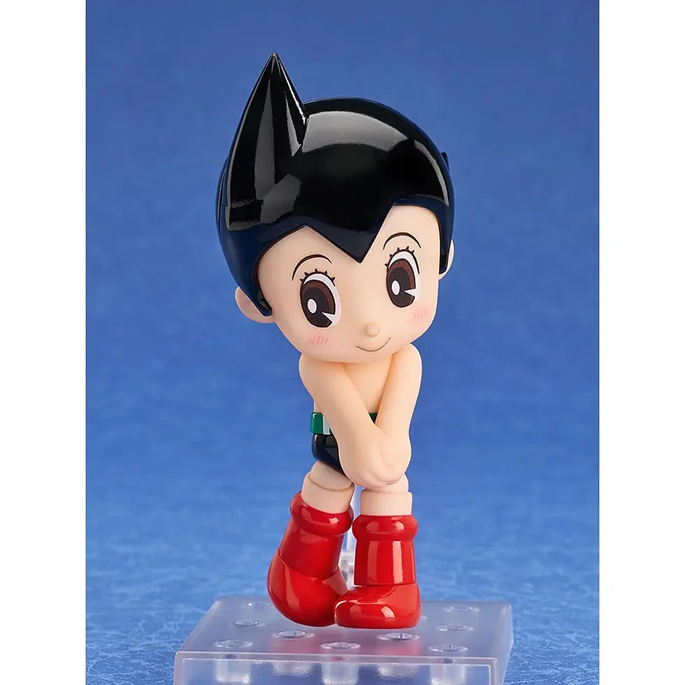 Thumbnail: Astro Boy anime figure, standing on a clear base, wearing red boots and shorts.