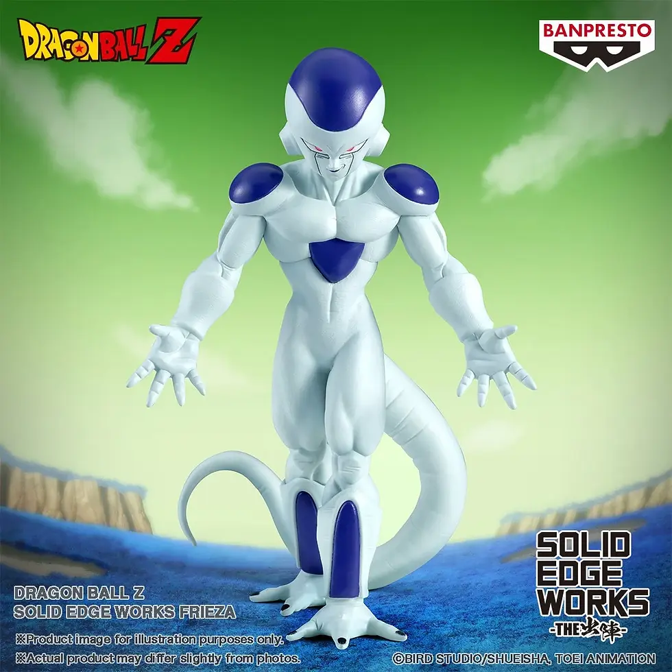 Thumbnail: Dragon Ball Z Frieza figure with blue accents, Solid Edge Works pose.