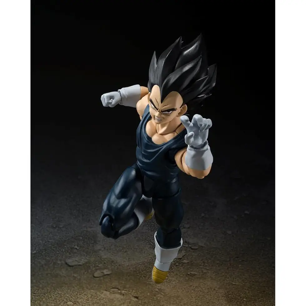 Thumbnail: Vegeta figure in action pose, Dragon Ball Dragon Stars Piccolo Action Figure, ready to fight.