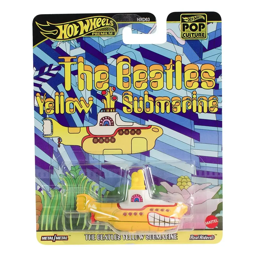 Hot Wheels Pop Culture 2025 The Beatles Yellow Submarine