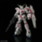 White Gundam model with large shield and gun on black background