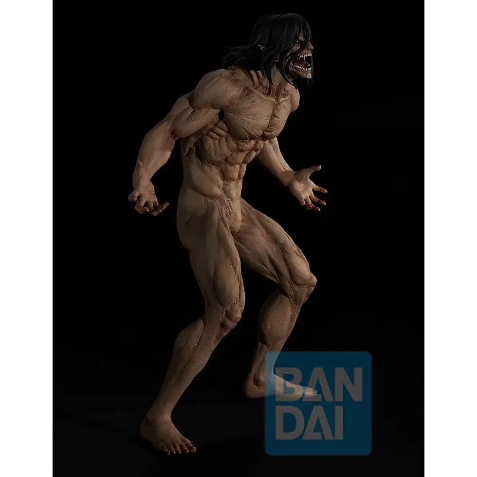 Thumbnail: Muscular action figure posing with Bandai logo on a dark background.
