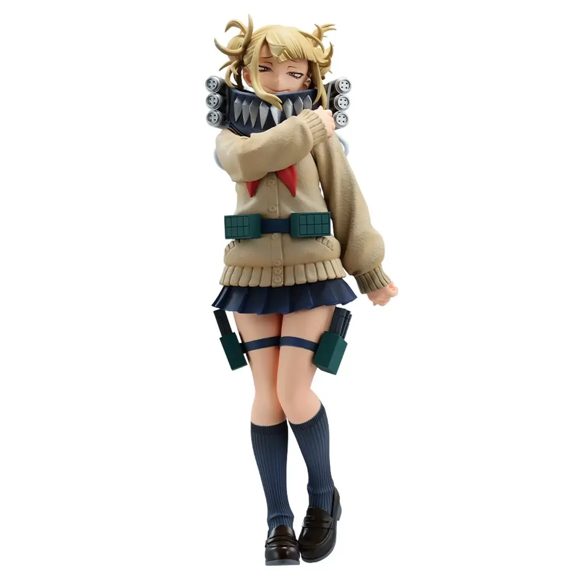 Himiko Toga figure in signature outfit, standing with neutral expression, My Hero Academia.