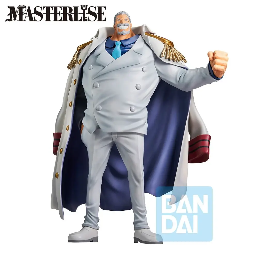 Thumbnail: Masterlise figure of Monkey D. Garp Bandai collectible statue in white suit