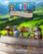 Thumbnail: One Piece Freeny's Hidden Dissectibles figures on a barrel with greenery background.