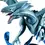 Thumbnail: Blue-Eyes White Dragon figurine, detailed sculpture, sharp teeth, and detailed design.