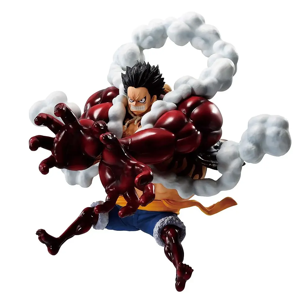 Thumbnail: One Piece Luffy figure in Gear Fourth form, ready to strike a pose.