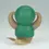 Thumbnail: Toy turtle figurine with green shell and brown arms, sitting alone on display.