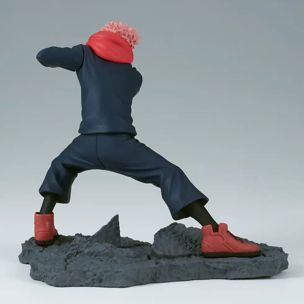 Thumbnail: Yuji Itadori statue in action pose, Jujutsu Kaisen Combination Battle3, detailed figure on a base.