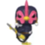 Funko Pop figure of a cartoon bird with yellow and pink features.