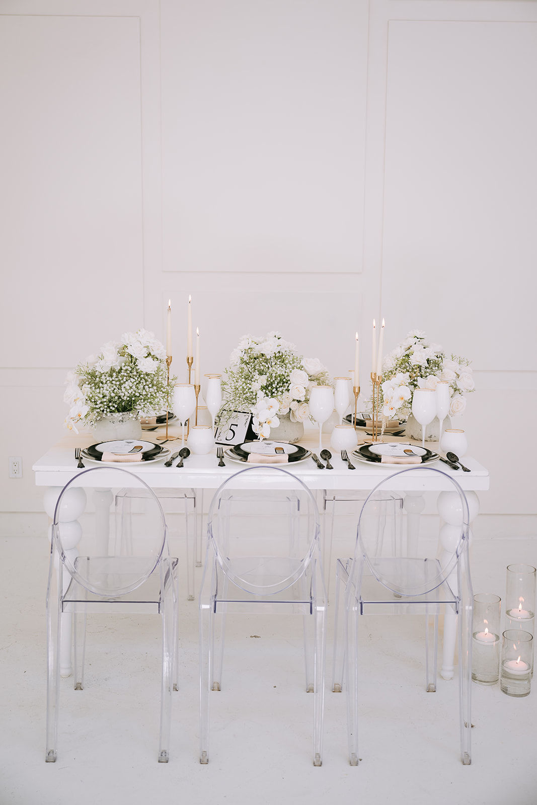 Classic Babies Breath Centerpiece