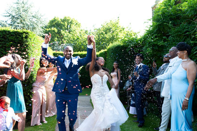 A beautiful confetti moment