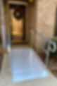 Assist aluminum ramp with handrails