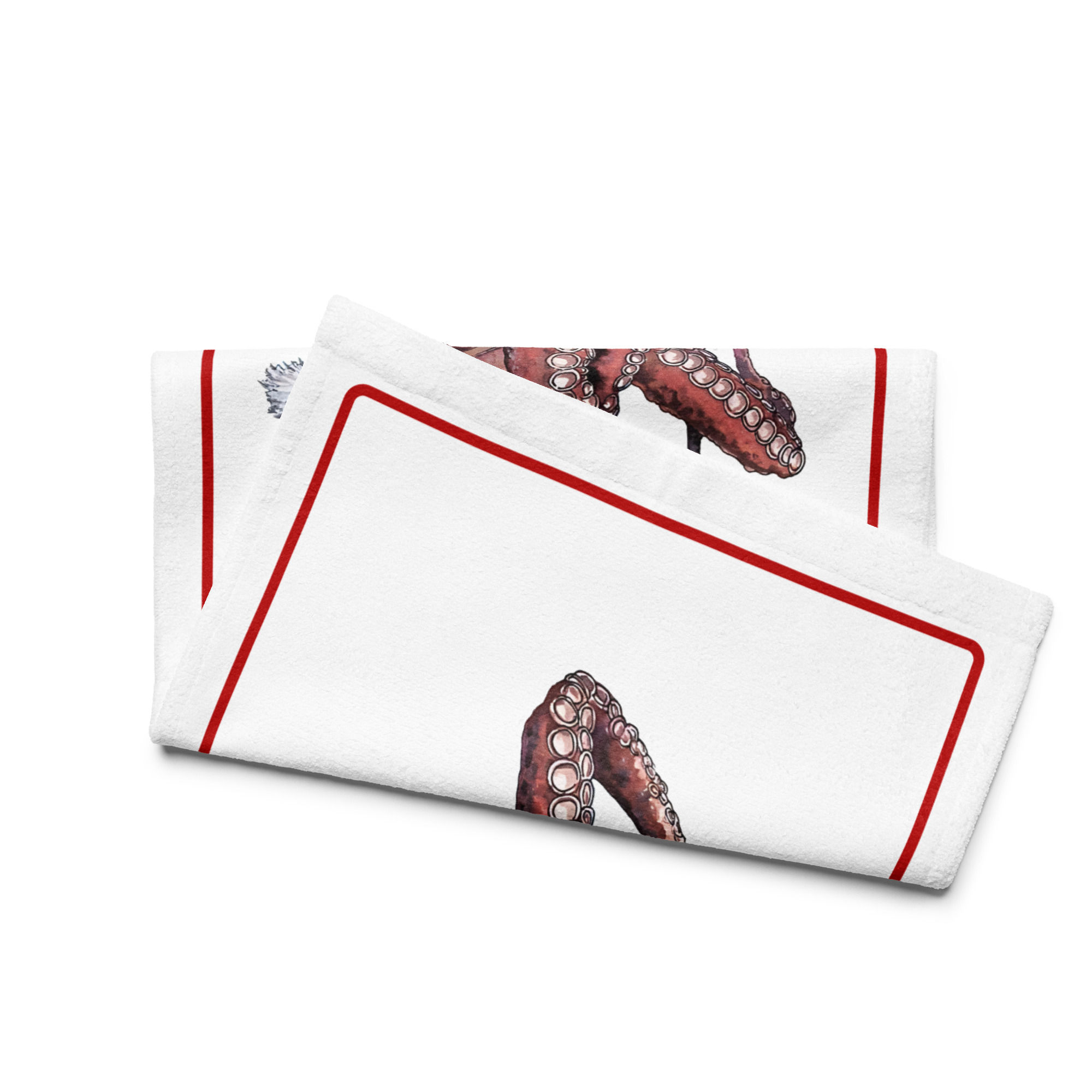 Octopus Hand Towel - Single Image