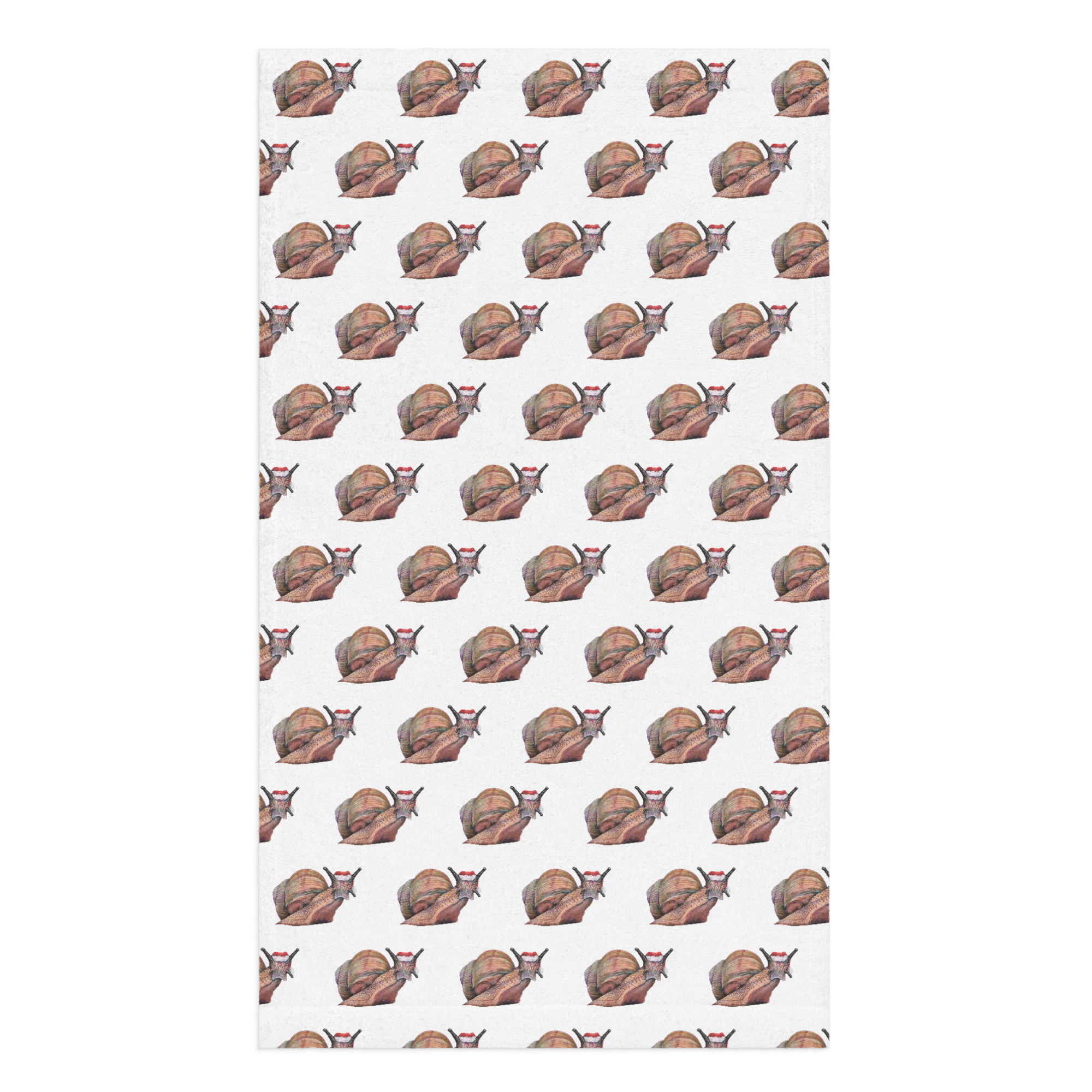 Santa Snail Hand Towel