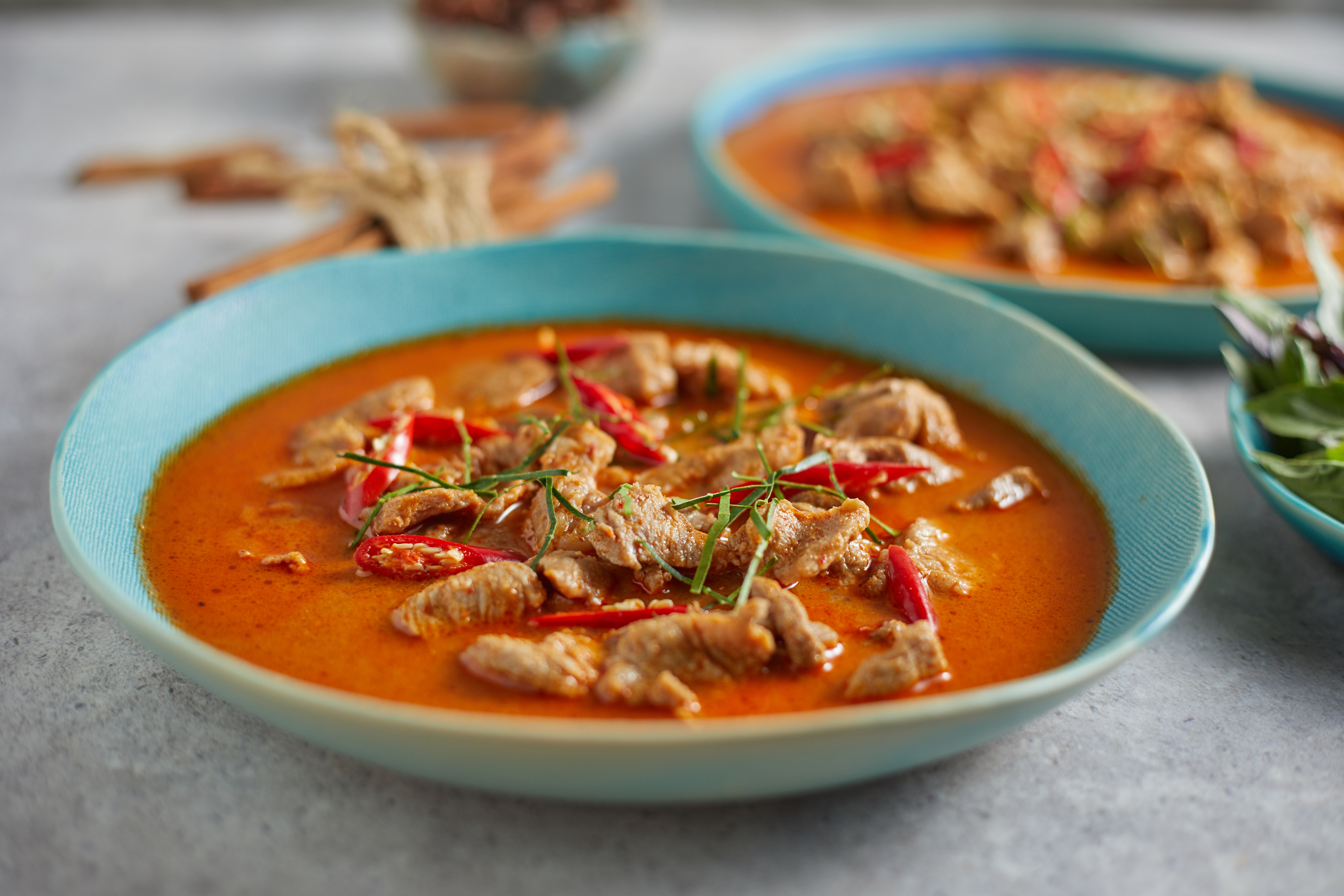 Arranged Food and Objects