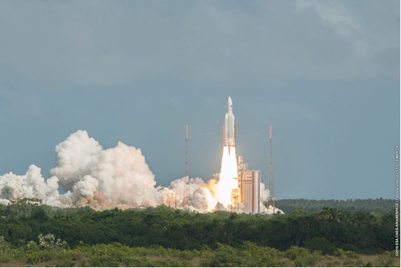 Twin success for Ariane 5 and European space industry