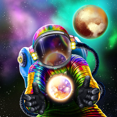 Travelling to space through crypto